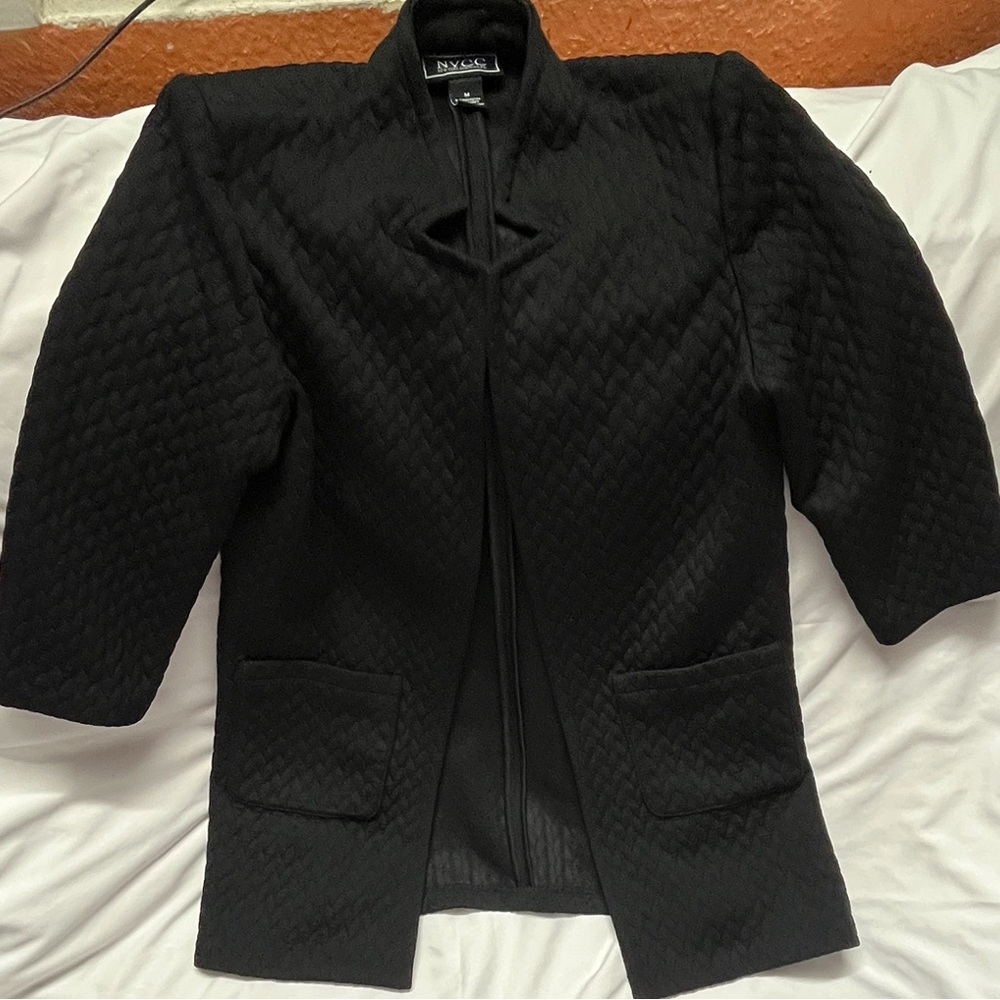 Elegant Black Quilted Dress